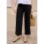 Street One Studio Dames Wide Legs broek met gehaakt detail in Zwart