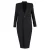 Rick Owens halflange jas van zwarte wol
