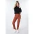 EsQualo Trousers Chino Punto Copper Brown