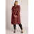 Colletta blousejurk Plus Size met print – rood