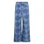 Another-Label geruite wide leg jeans – middelblauw
