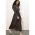 Paisley Geknoopt Midi Hemdjurk