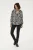 Blouse met lange mouwen Regular fit Chalk/Deep Black white black