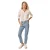 Damesjeans in lichtblauw, halfhoog model F.A.M. Paris Patricia