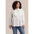 Exxcellent Plus Size blouse met smockwerk – wit