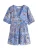 Next Jurk  blauw / pastelblauw / lichtblauw / bruin
