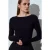 Dames Geribbeld Bootneck Slim-fit Trui