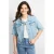 CS the Label spijkerjas medium blue denim
