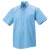Russell Collectie Heren Korte Mouw Ultiem Niet-Ijzershirt (Heldere lucht)