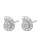 Hey Happiness Oorbellen ‘Nautilus Shine’  zilver