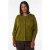 Zizzi rayon gebreid vest Plus Size – donkergroen