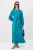 Trendyol Modest Dames Blauw Effen Maxi Lang Casual Recht Modest Jurken