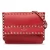 Tweedehands Kleine Gegrainette Kalfsleer Rockstud Schoudertas
