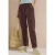 Cecil Dames Mid Waist Slim Legs broek in Loose Fit in Bruin