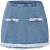 TRENDYOLMİLLA Dames Blauw Gestructureerd Kort / Mini Rokken