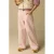 Sissy-Boy gestreepte wide leg jeans lichtroze