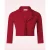 Jackie bolero blazer in rood