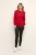 Pullover CUannemarie Oversize fit red