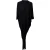 Rick Owens Concordians Kite Maxi Dress in Black Viscose