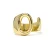 Luxenter Ring met 18-karaats geelgouden afwerking – Alphabet