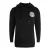 Cavalli Class zwarte hoodie met groot cirkelontwerp