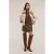 Motivi Mixed Wool Cloth Coat With High Collar White