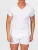 zd ZERO DEFECTS Onderhemd ‘V-Neck T-Shirt Egiptian Cotton’  wit