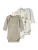 NAME IT Rompertje/body  beige / beige gemêleerd / wit