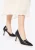 Wittchen Dames Leren Pumps met Bandje Zwart Natuurlijk Leer