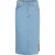 Levis Midi-rok met zijsplit voor dames (Licht steenblauw)