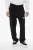 Fleece katoenen WORKSHOP joggingbroek met trekkoord in de taille in zwart