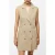 French Connection Linen Sleveless Blazer Dress Tan