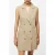 French Connection Linen Sleveless Blazer Dress Tan