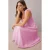 TRENDYOLMİLLA Dames Roze Effen Midi Mouwloos Casual Skater Jurken