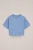 WE Fashion – Meisjes oversized T-shirt – Regular fit – Blauw – Katoen –