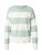 ONLY Trui ‘ONLSENTA’  pastelgroen / natuurwit