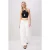 TRENDYOLMİLLA Dames Ecru Effen Barrel Lage taille Jeans