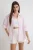 TRENDYOLMİLLA Dames Donkerblauw Gestreept Lang Oversized Overhemden