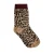 WE Fashion sokken met panterprint bruin