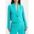 French Connection Echo Crepe Blazer Green