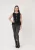 Elara Gebreide bodywarmer  zwart
