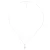 Orphelia ‘Ruth’ Dames 925 Sterling Zilveren Ketting met Hanger – Zilver ZH-7220