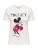 ONLY Shirt ‘ONLMICKEY’  bloedrood / zwart / wit