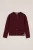 WE Fashion – Meisjes gebreide vest – Regular fit – Bordeauxrood – Katoen –