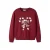 NAME IT KIDS sweater met print – donkerrood