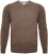 R2 Trui V-Hals Merinowol Taupe