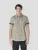KOROSHI Overhemd  beige gemêleerd / donkergrijs