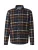 Kronstadt Overhemd ‘Johan’  beige / navy / oker
