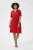 Jurk Feminine red
