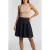 Rich & Royal Knitted Skirt Midnight Blue